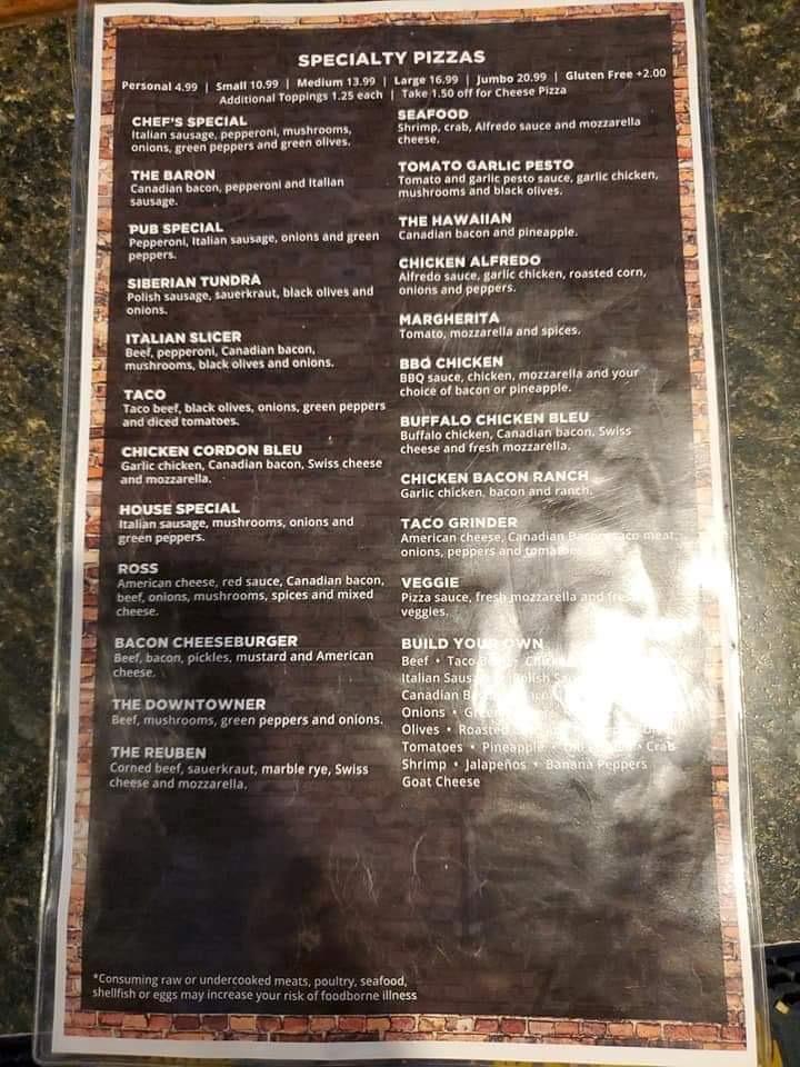 Red Baron Menu image 3